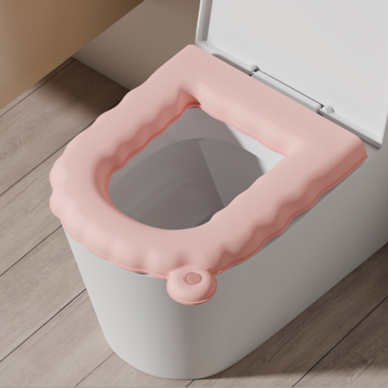 アニメ香薫手持ち式トイレマット防水汎用貼り付け式トイレマット高級感座布団|undefined