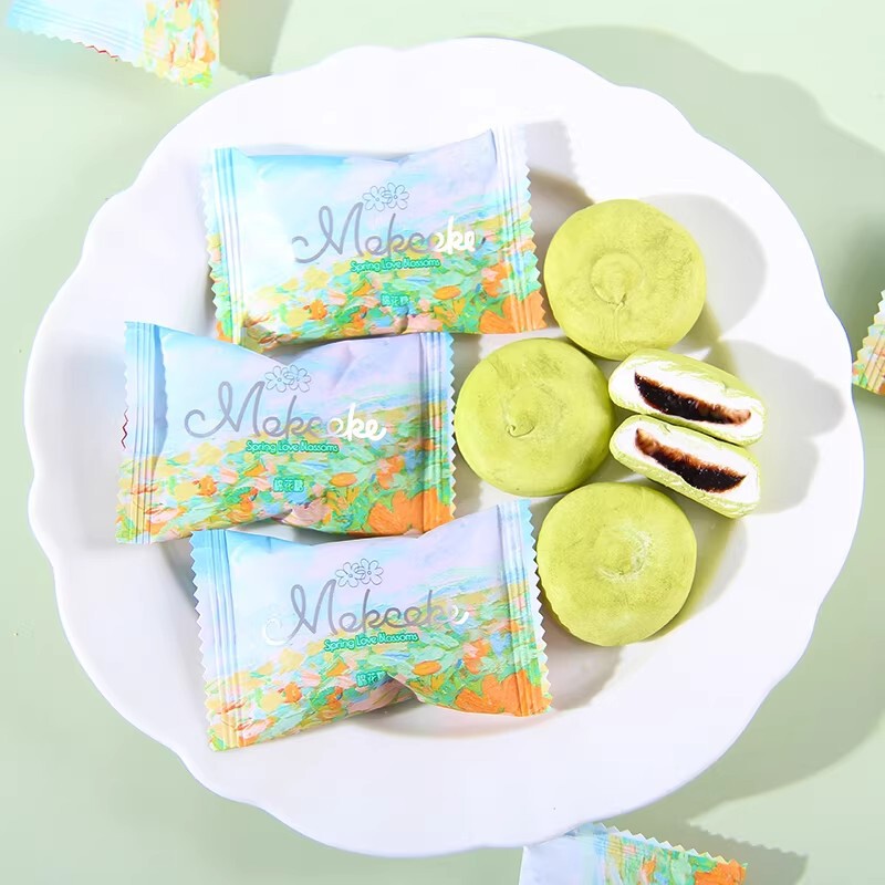 Mokcoke Spring Matcha Snow Pie Marshmallow Sandwich Wedding Candy High-Value Packaging Wedding Candy Mokcoke Spring Matcha Snow Pie Marshmallow Sandwich Wedding Candy High-Value Packaging Wedding Candy