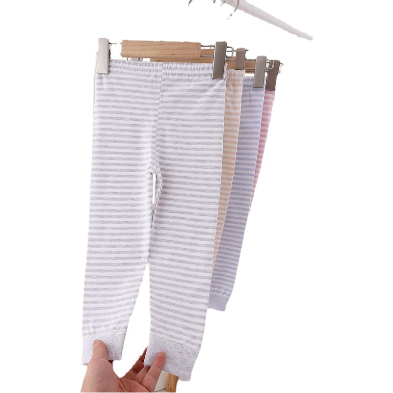 Children's Single Piece Autumn Trousers Boneless Men's and Women's Large and Small Children's Baby Colored Cotton Inner Wearing Spring Autumn Winter Cotton Wool Leggings