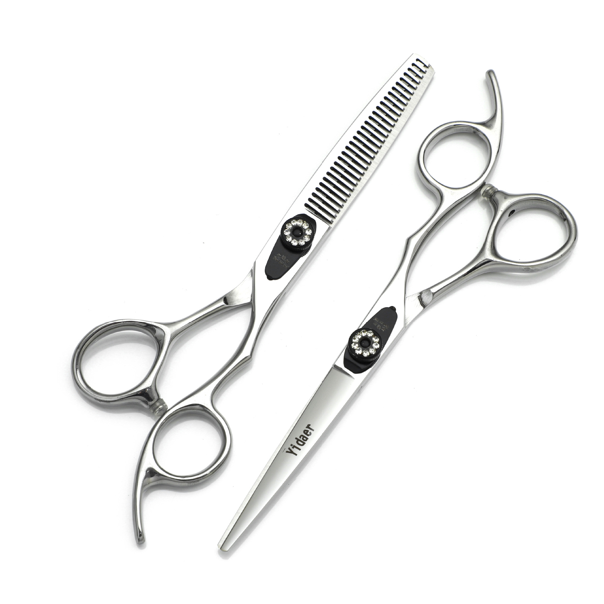 Tijeras para el cabello, juego de tijeras para el cabello de alta gama, tijeras de estilo explosivo transfronterizo de 6 pulgadas, peluquería, tijeras para el cabello, pipa, gema