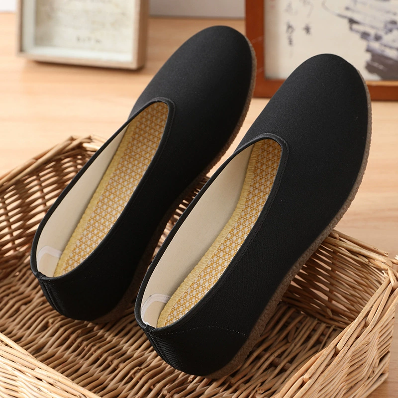 3153 Old Beijing тканевые туфли с широким носком, дезодорирующая подошва, мужская летняя дышащая мягкая подошва, стильные слипоны, нескользящие