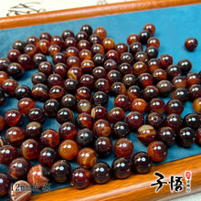 厂家一手货源巴西料酒红缠丝玛瑙12mm圆珠散珠diy配珠批发