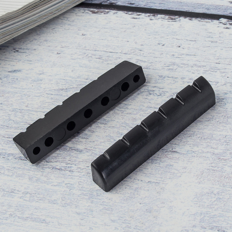 Tuning pegs, nut, saddle, folk guitar nut, Yamato black and white