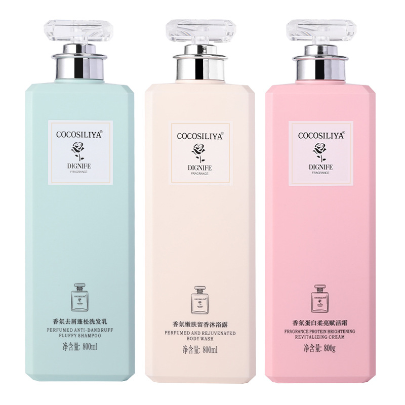 Fábrica directa COCOSILIYA perfume champú suavizante acondicionador de cabello hidratante para el cabello