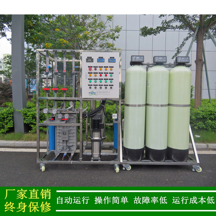 供应DI水设备全自动DI去离子水设备0.5t/h反渗透加EDI水处理设备