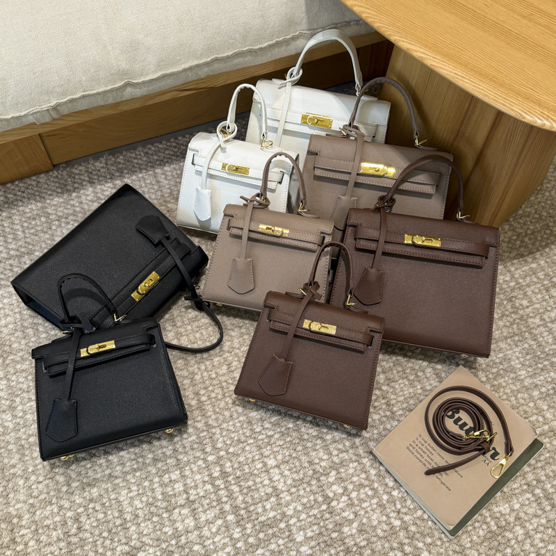 Cross-Border High-End Kelly Handbag for Women 2025 New Fashion Commuter Shoulder Bag Foreign Trade Kelly Crossbody Bag