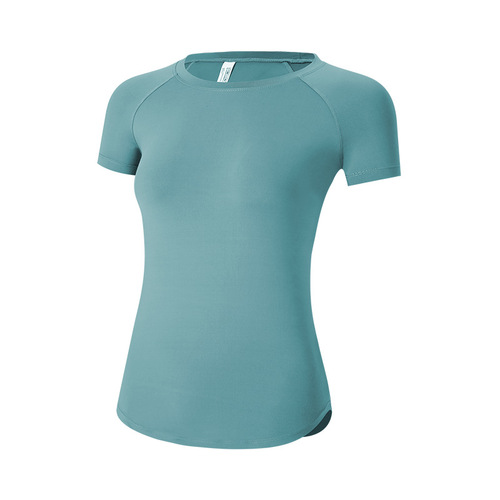 Lulu quick-drying top women's short-sleeved summer loose yoga T-shirt training running clothes sports professional fitness clothes
