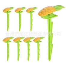 亚马逊热销户外沙滩巾地插夹 菠萝形状帐篷夹 沙滩夹子