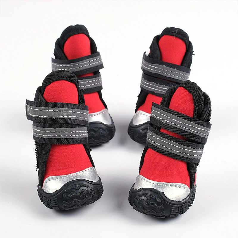 Новая обувь для домашних животных повседневная обувь Pu Shoes Teddy VIP Puppy shoes оптом Водонепроницаемая дышащая износостойкая Уличная обувь