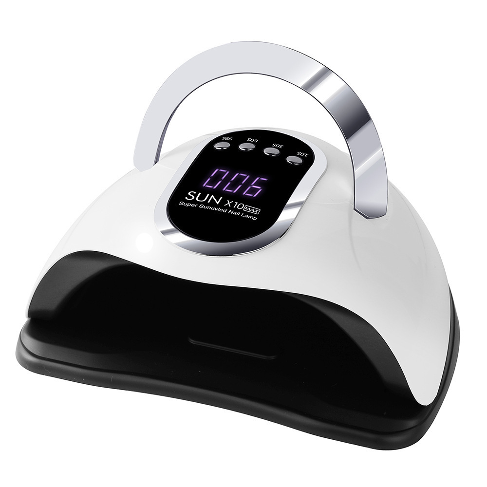 Máquina de fototerapia de uñas transfronteriza nueva de 280w SUNX10MAX, lámpara de uñas portátil, herramienta de lámpara UV de mano.