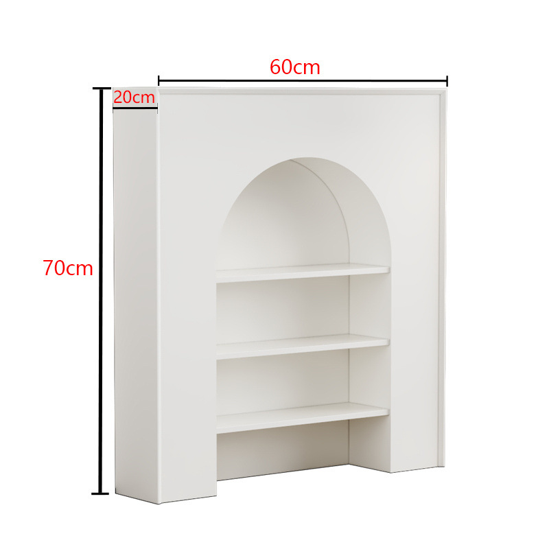 흰색 벽난로 - 길이 60CM*너비 20CM*높이 70CM