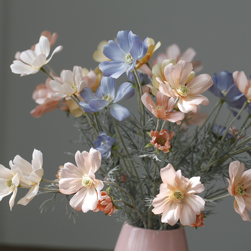 Taobao small wholesale foreign trade supply pastoral floral simulation flower silk flower Gesang chrysanthemum small chrysanthemum Persian chrysanthemum Taobao small wholesale foreign trade supply pastoral floral simulation flower silk flower Gesang chrysanthemum small chrysanthemum Persian chrysanthemum