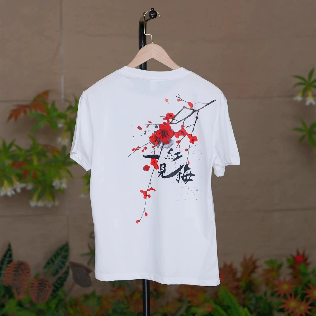 Douyin 2025 новая летняя мужская футболка с короткими рукавами, свободный повседневный универсальный топ, нижняя рубашка в китайском стиле для мужчин