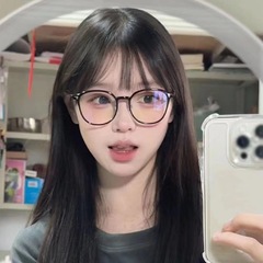 Anti-blue light flat glasses for women HD eye protection classic retro cute oval frame myopia glasses frame wholesale