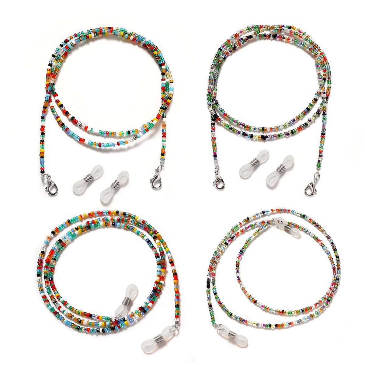 Sunglasses Rope Handmade Colorful Beads Rope Glasses Colorfu