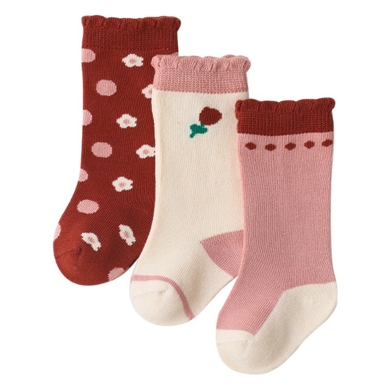 Calcetines para niños tigre año nuevo año calcetines para bebés dibujos animados recién nacidos calcetines para bebés de hombres y mujeres calcetines para niños a media pierna al por mayor