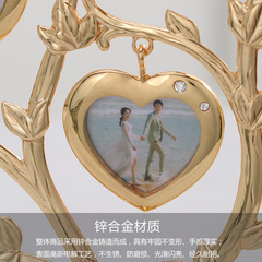 樹形金屬相框擺台出口高級創意禮品實用暖心生日禮物男女節日紀念