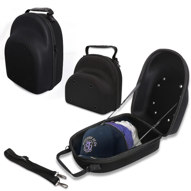 现货MIXING硬壳帽子EVA收纳包棒球帽高尔夫球帽收纳背包透气防压