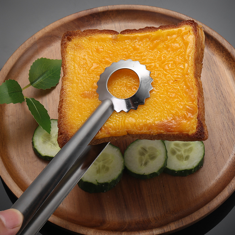 304 clip de alimentos de acero inoxidable carne asada filete asado guisado guisado clip de pan de frutas buffet clip de alimentos guisado