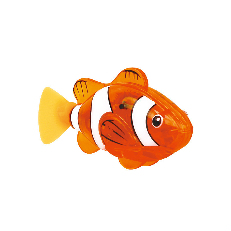 赤ちゃんのお風呂の電子魚のおもちゃの電気感応発光スイング電動魚の浴室の水遊びのおもちゃのクロスボーダーの卸売り|undefined