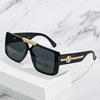 Big trend sunglasses suitable for men and women, 2021 collection, trend of season, European style