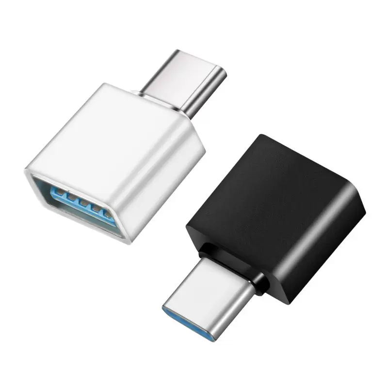 type c转接头手机u盘otg转换头usb2.0转micro v8安卓转换器转接器