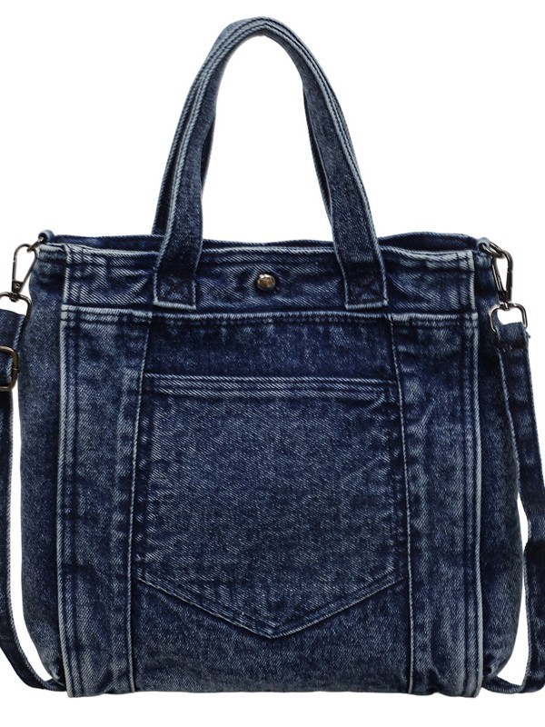 Bolso de mano de denim retro mujer 2026 nueva moda transfronteriza mochila de hombro de viaje bolsa de ocio image 6