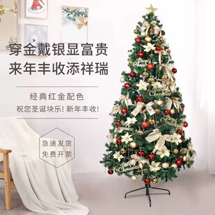 Cross-border Christmas Home Encrypted 1.5 m Luminous Package Christmas Decoration Green Large 1.8/1.2 m