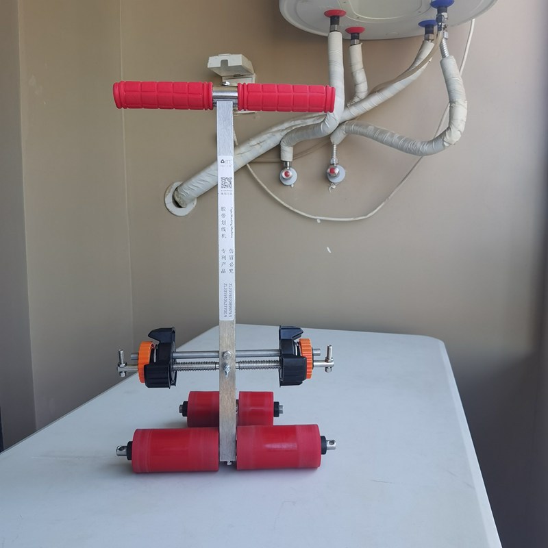 地坪贴纸划线机 羽毛球场停车场贴纸划线机 美纹纸胶带划线机