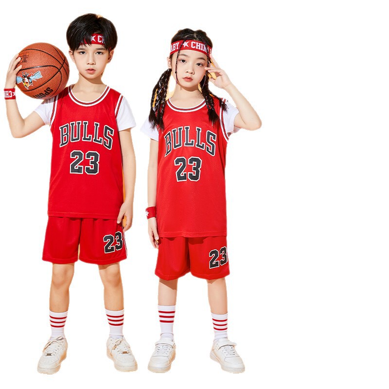 子供バスケットボールユニフォームスーツ男の子オレンジジャージ女の子小学生幼稚園夏のパフォーマンススポーツウェア|undefined