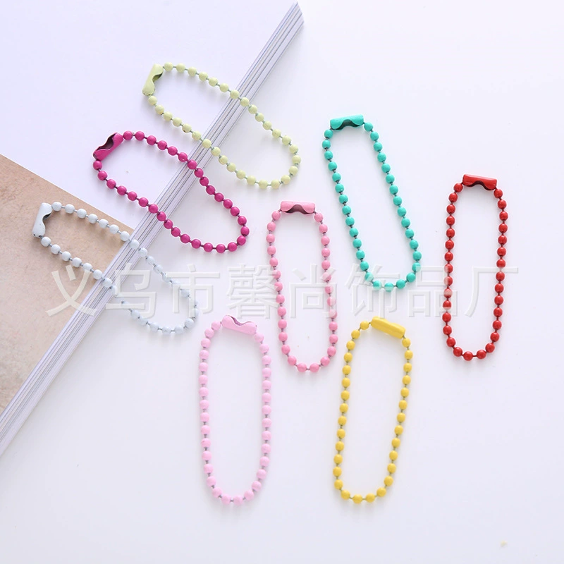 Цвет краски бисера цепи одежды багажа аксессуары тег цепи шарик цепи в наличии шарик цепи производителей оптом