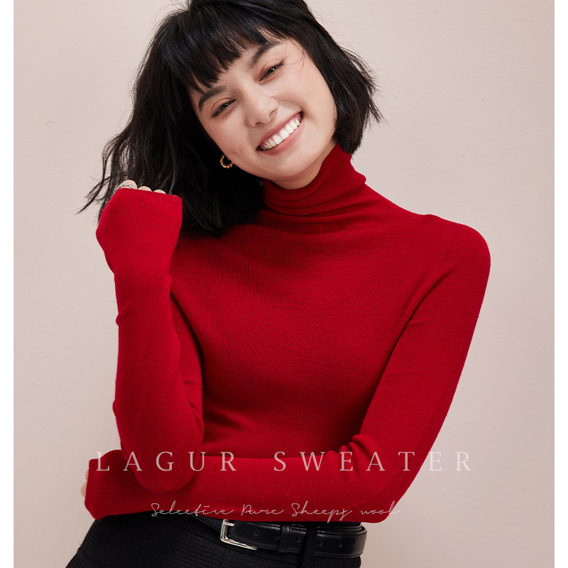 "Autumn and Winter Wardrobe Essential" German Seamless Integrated Yangzi Yarn Knitwear Versatile Top for Women in Autumn and Winter "Autumn and Winter Wardrobe Essential" German Seamless Integrated Yangzi Yarn Knitwear Versatile Top for Women in Autumn and Winter