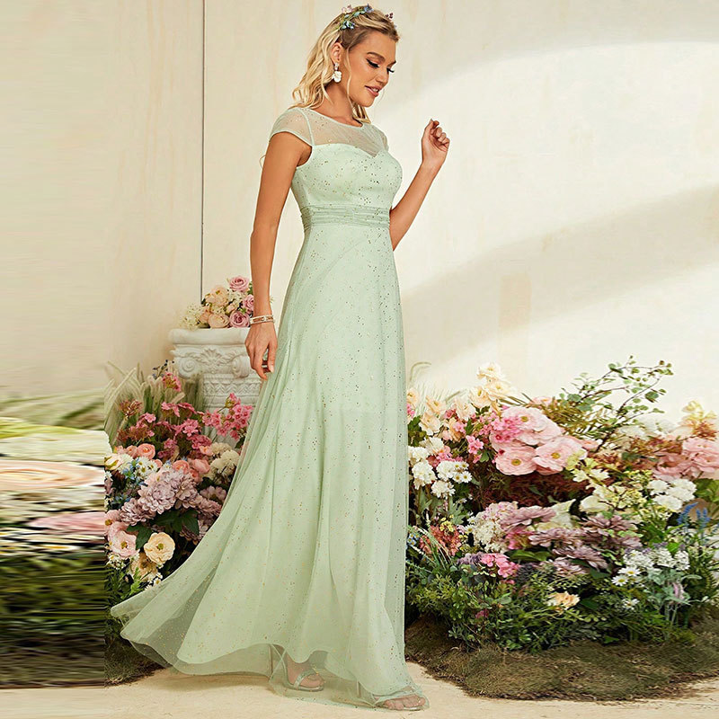 Vestido de gala de hadas de verano nuevo temperamento de banquete normalmente puede usar un vestido de hadas celebridades image 2