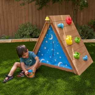 Cross-Border Export Children's Tent Kindergarten Home Baby Tent Small House Educational Toys Solid Wood Cabin