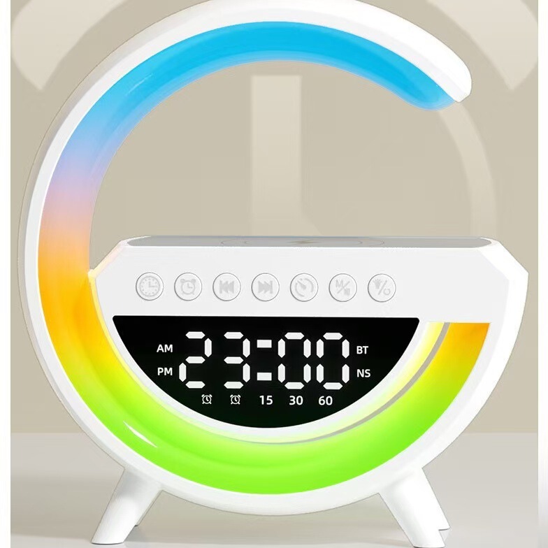 多機能BT3401小G bluetooth音響自慢照明時計無線充電小夜灯スピーカー工場直販|undefined