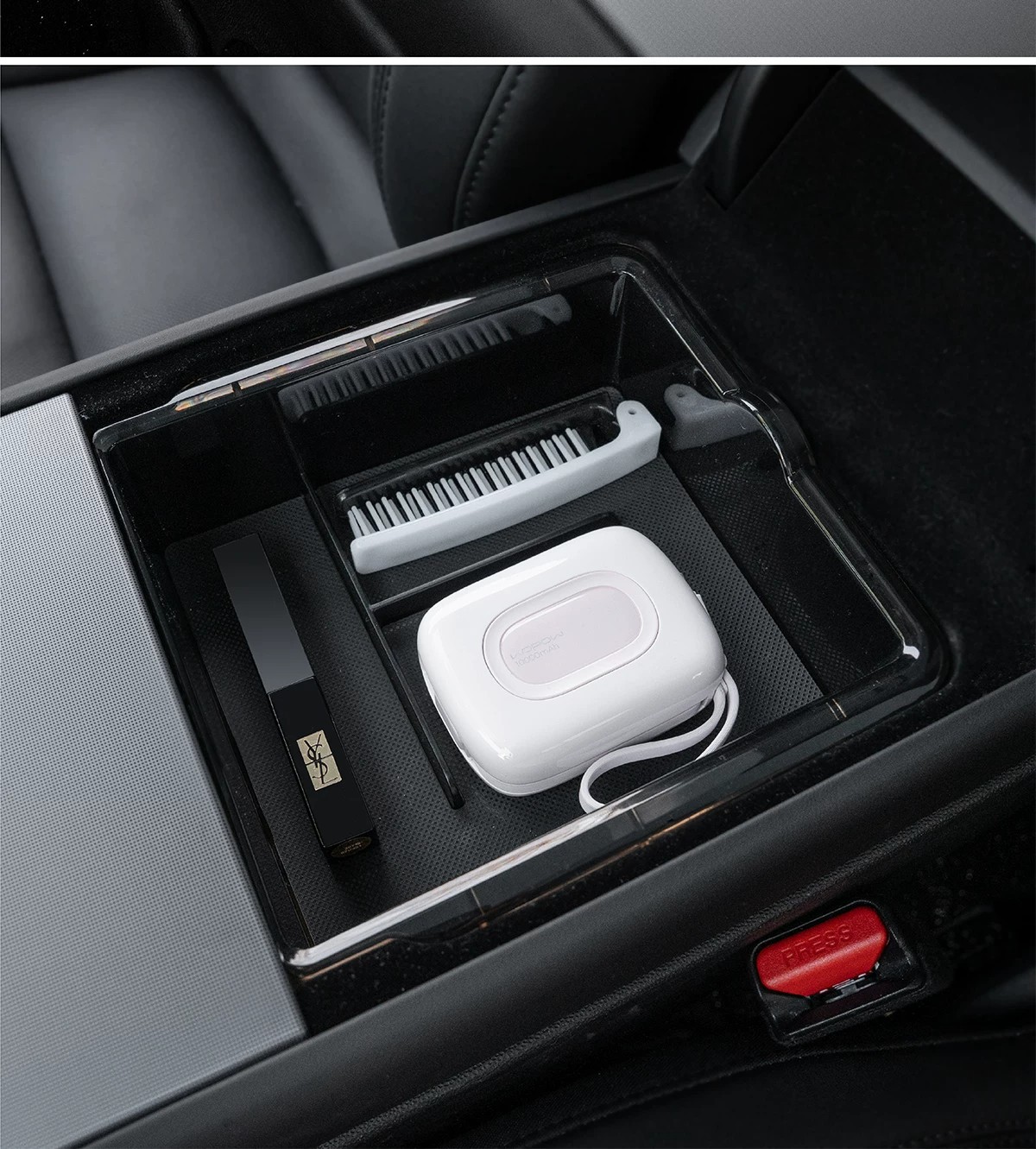 Suitable for Tesla's New Version of Model 3/Y/Yl/Center Console Storage Box, Armrest Box, Storage Box, Organizer Box