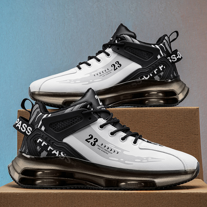 Coconut zapatos de los hombres de malla transpirable zapatilla de deporte ocasional de los hombres aumento de la altura del todo partido cojín de aire inferior suave papá zapatos de moda al por mayor