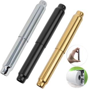 Stainless Steel Tissue Box Retractable Stick Tissue Box Roller Paper Roller Toilet Paper Holder Axis Stainless Steel Roll Carton Accessories