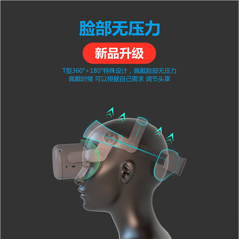 舒适精英头戴适用Oculus quest 2头戴