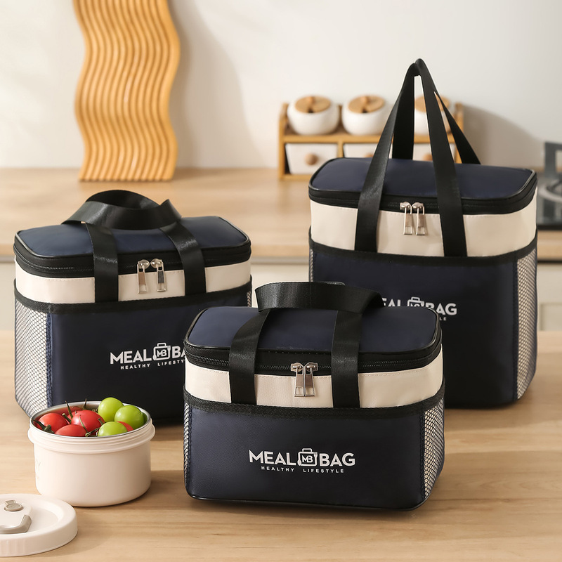 High-Looking Insulated Bag with Rice Lunch Bag, Outdoor Thickeneded Satchel Insulated Bag, Lunch Bag, Waterproof Oxford Cloth Ice Bag