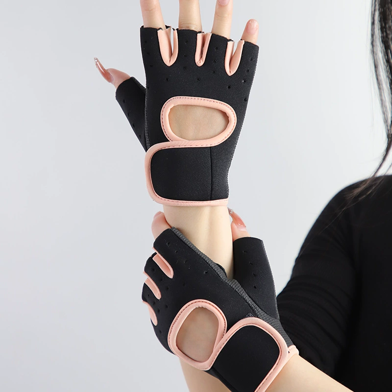 Дышащие нескользящие перчатки для взрослых мужчин и женщин для тренажерного зала, крем для рук для тренировок, без пальцев