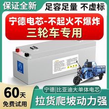 宁德时代60v72v伏三四轮车锂电池全新磷酸铁锂大容量电瓶防火防爆