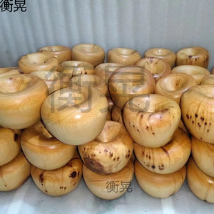 Carved Desktop Thuja Scar Art Gift瘤 Living Room Thuja Handle Piece Big Apple Material Wood Authentic