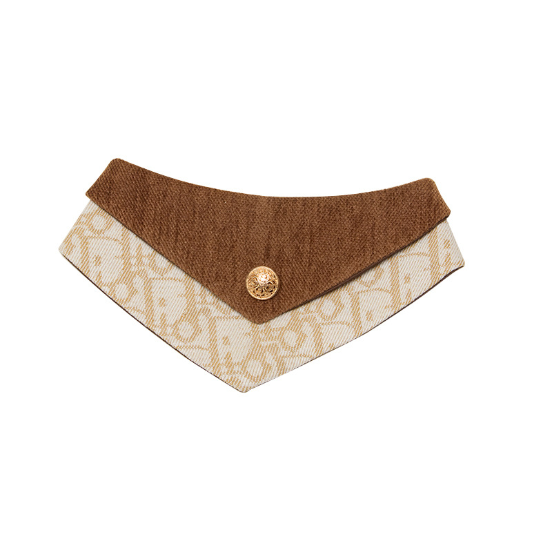 Sir británico toallas de saliva para mascotas ajustables bufandas de cuello bufandas de ropa de mascotas toallas de saliva para perros