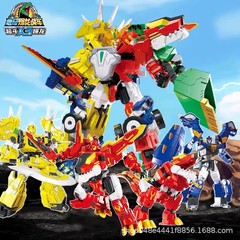 心奇爆龍戰車X3超斗爆龍閃耀龍炎豪華版四合體變形機器人玩具金剛