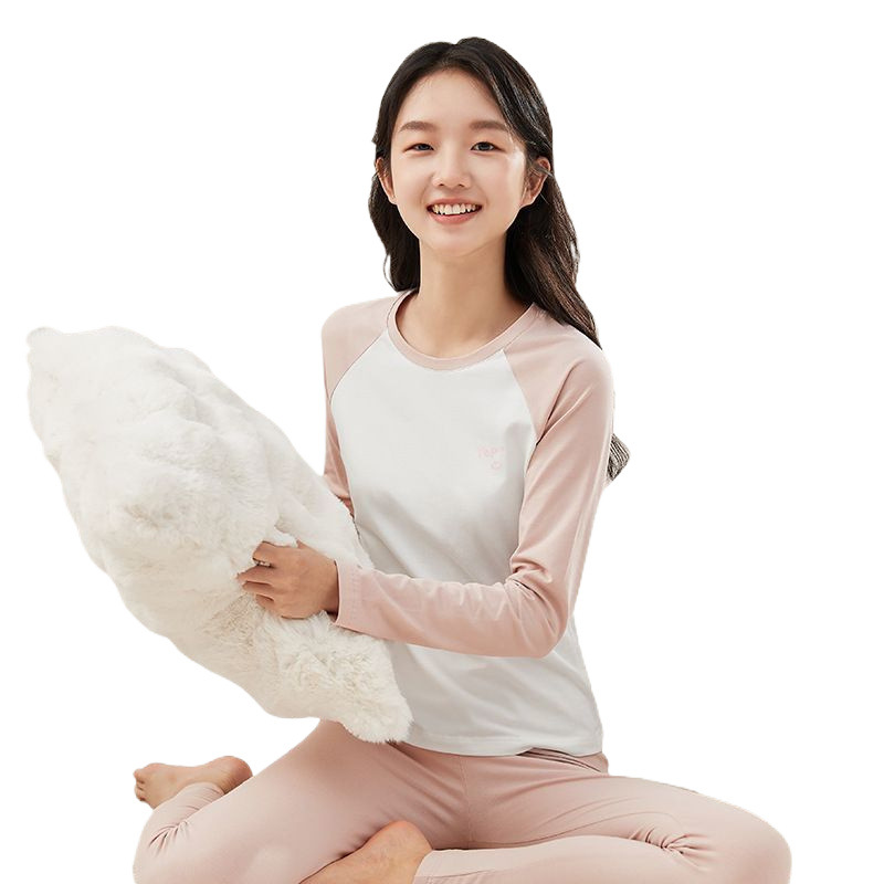 10대, 학생, 여자, 가을옷, 가을바지수트, 10대, 써멀속옷, 여자, 큰아이, 코튼스웨터, 바지