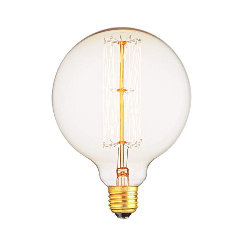 G125 Retro Edison Bulb 40W/60W Mousecage Antique Tungsten Filament Lamp 120V/220V