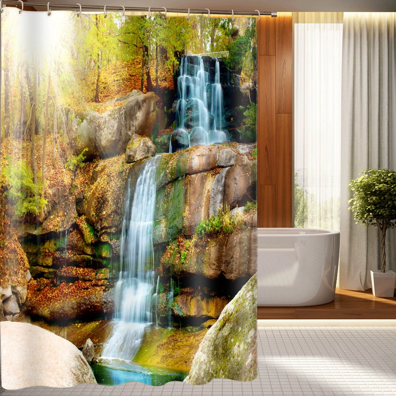 Waterproof curtain, (Cross-border trading)