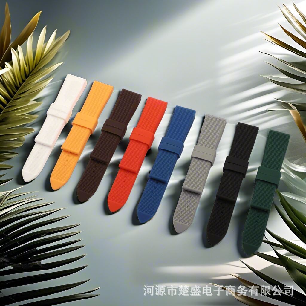 【Chu Sheng】Direct from the Source Factory, In-Stock Silicone Watch Straps, Unisex, Suitable for Sports, Fashion, and Commuting, New Model