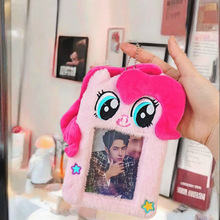 新款碧琪毛绒卡套 校园饭卡爱豆小卡照片收纳保护套 包包展示挂件